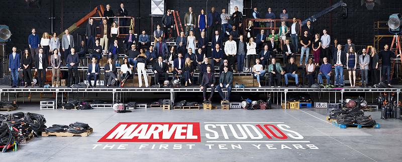 Marvel Studios 10-Year Anniversary Celebration Class Photo