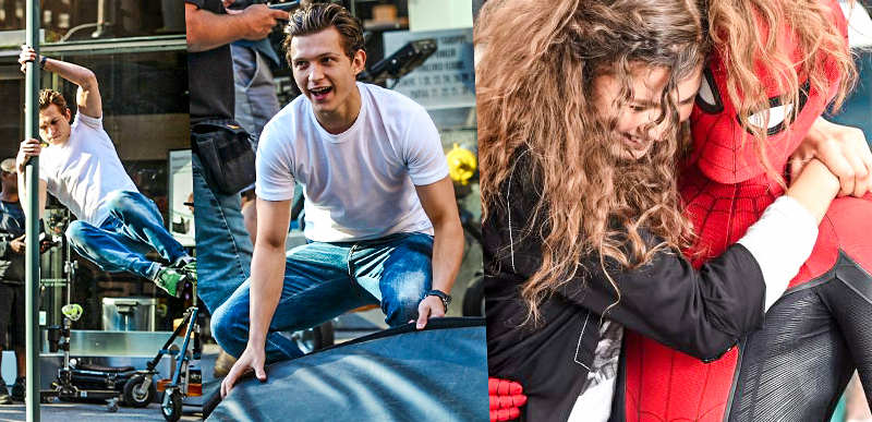 Films scenes for Spider-Man: Far From Home in NYC